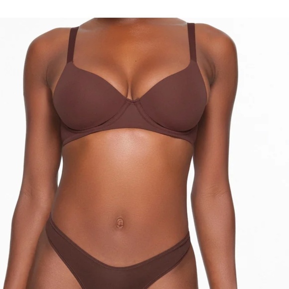 NWT Skims fits everybody full coverage under wire bra size 32DDD COCOA brown - Picture 1 of 7